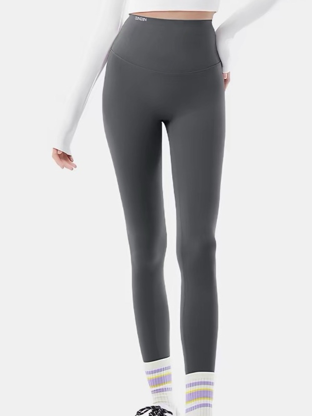 Yoga High-Rise Charcoal Gray Leggings
